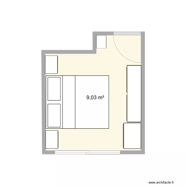Chambre Robini. Plan de Chambre Robini. Plan de