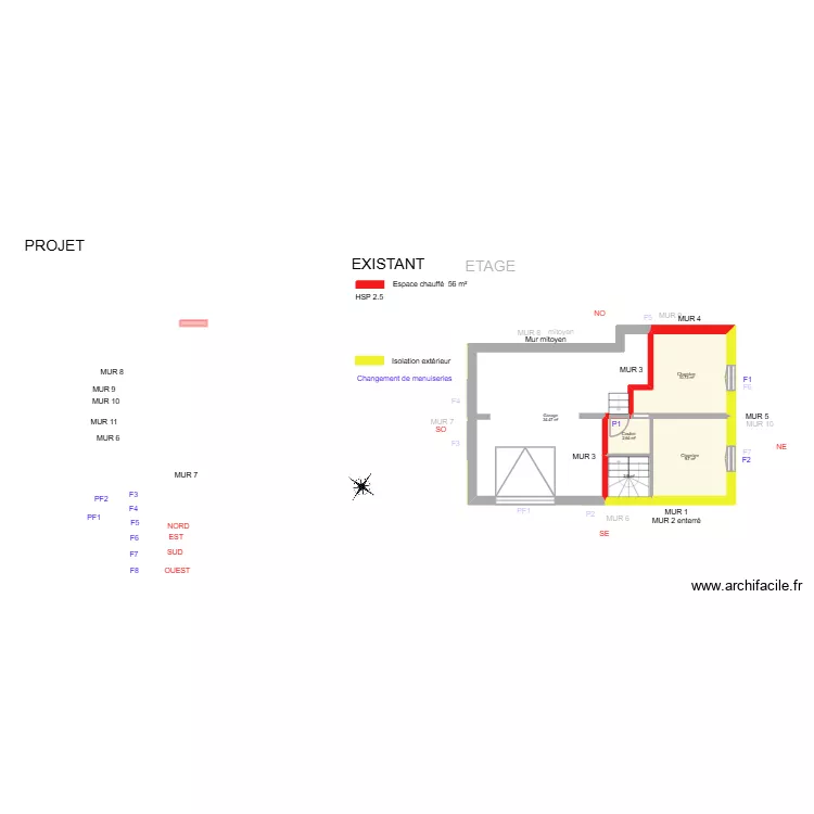 BOUDAUD_projet. Plan de 12 et 121 m² BOUDAUD_projet. Plan de 12 et 121 m²