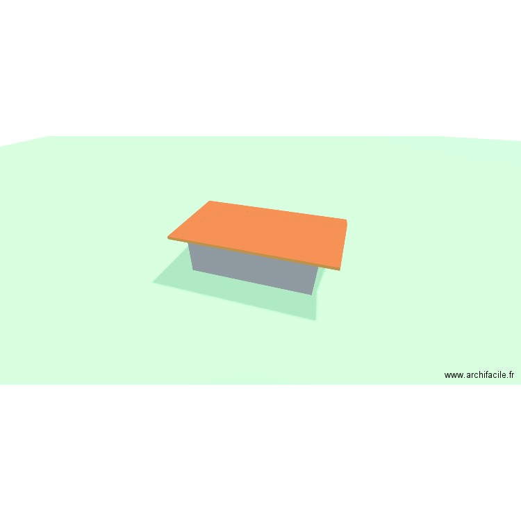 ffff. Plan de 1 pièce et 37 m2