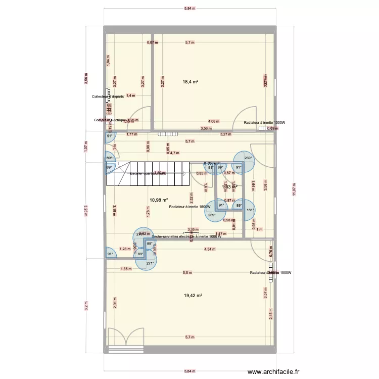 Quéliac Ter. Plan de 5 et 58 m² Quéliac Ter. Plan de 5 et 58 m²