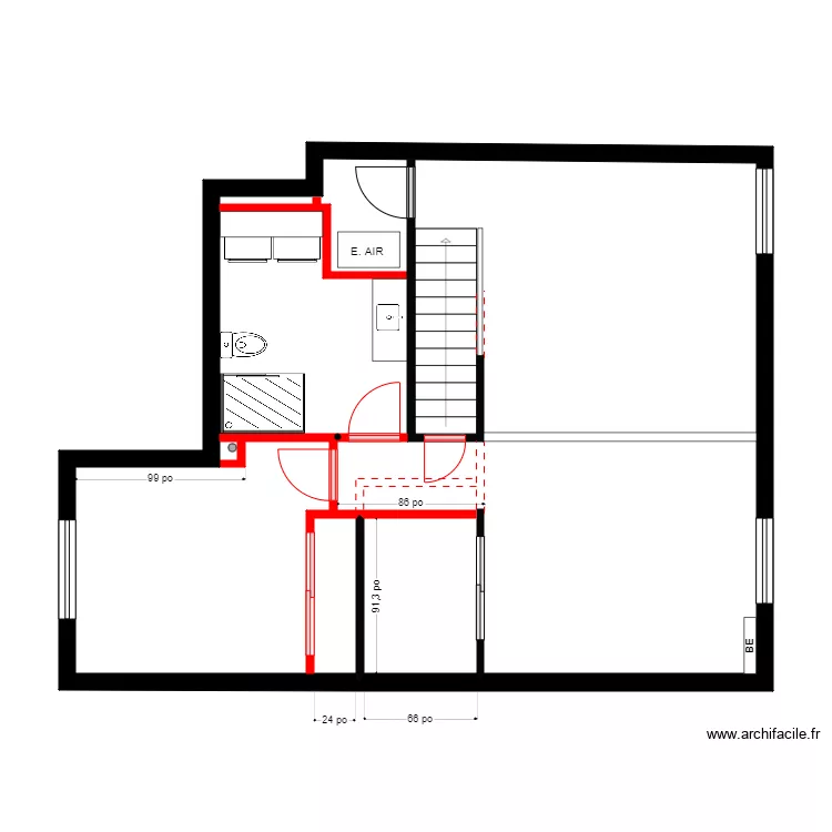 Line Girard 5. Plan de 