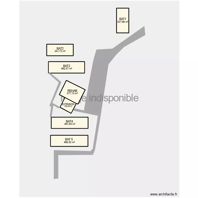 ICC LA MONTAGNE. Plan de 7 Pièces et 2603 m²