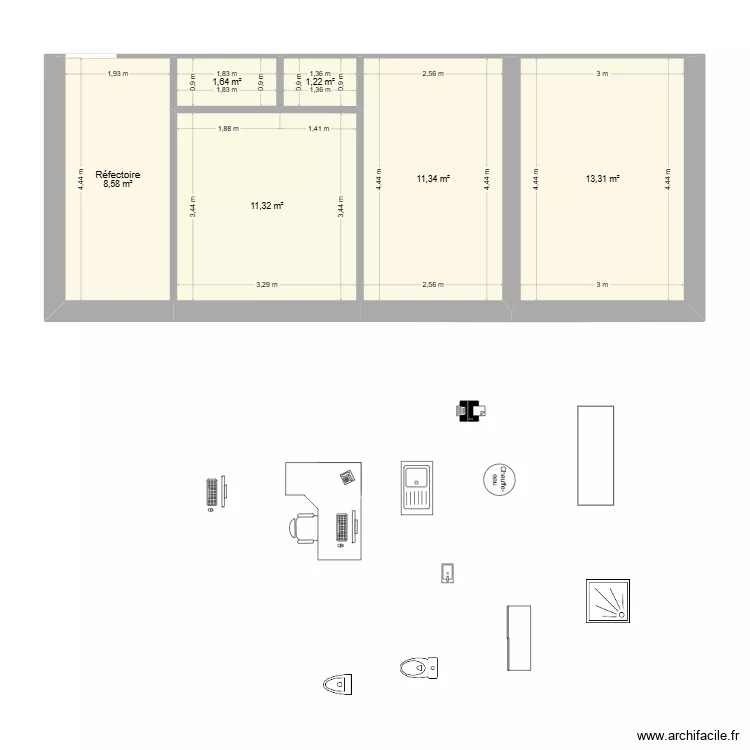 extension bureaux v2. Plan de 6 et 47 m² extension bureaux v2. Plan de 6 et 47 m²