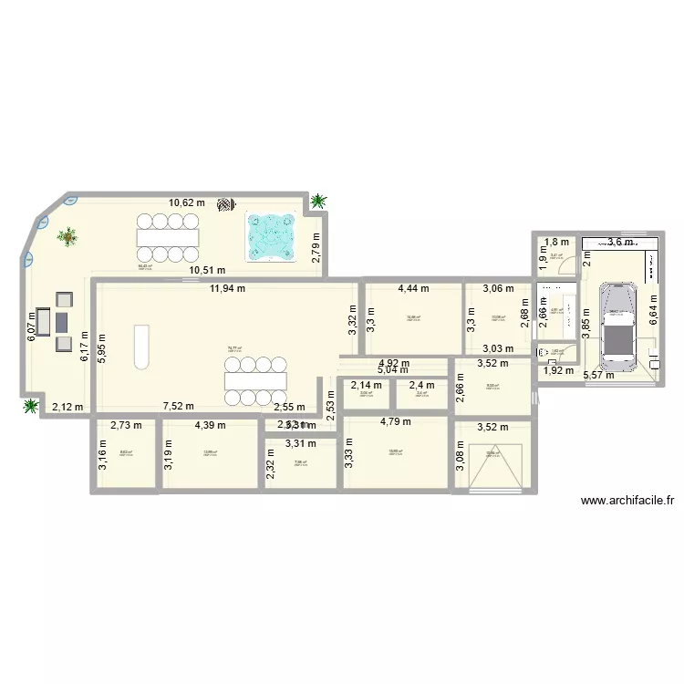 maison. Plan de maison. Plan de