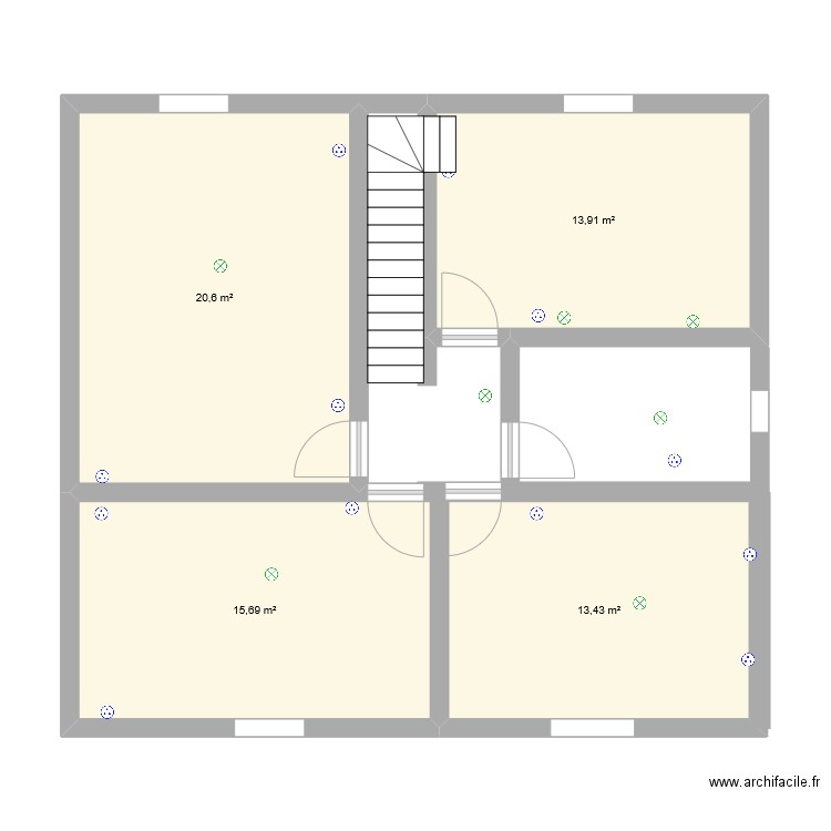 Angerville 24 1er etage. Plan de 0 pièce et 0 m2