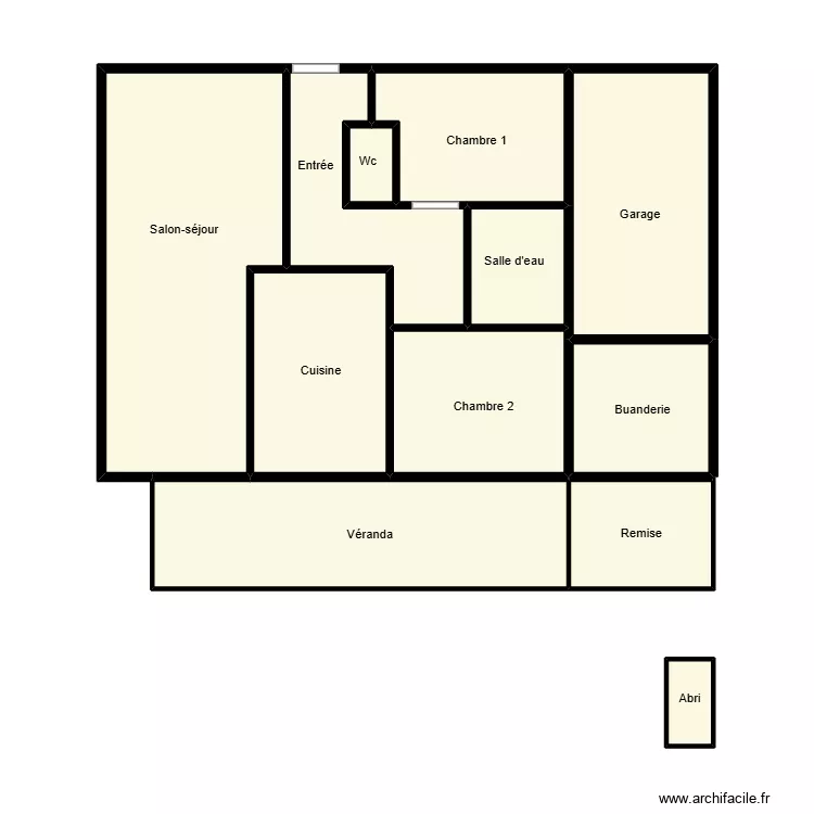 Challans bonte. Plan de 