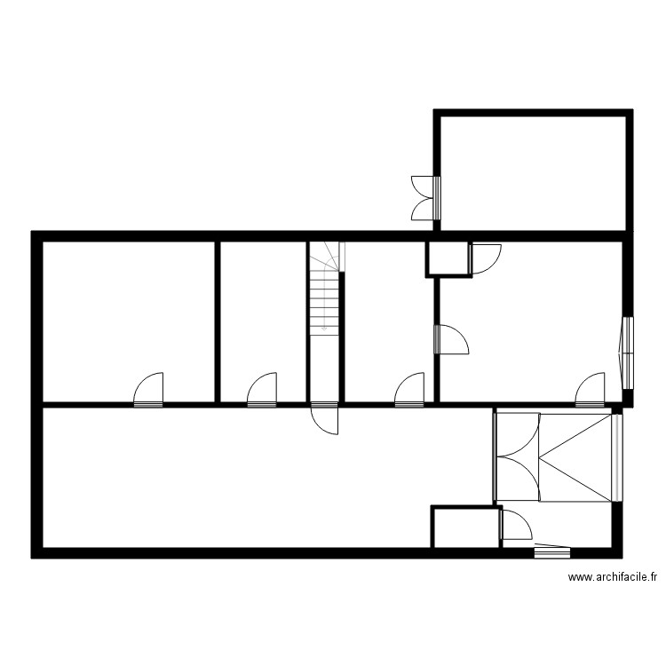 DENIS. Plan de 20 pièces et 376 m2