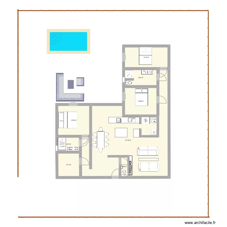 Temple ROAD 2. Plan de 8  et 109 m²