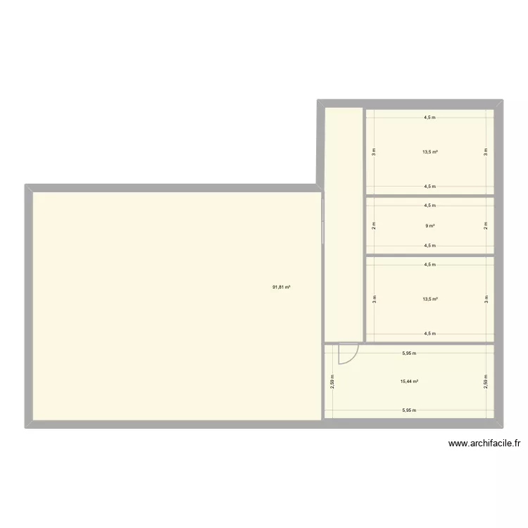 maison2. Plan de 10  et 233 m²