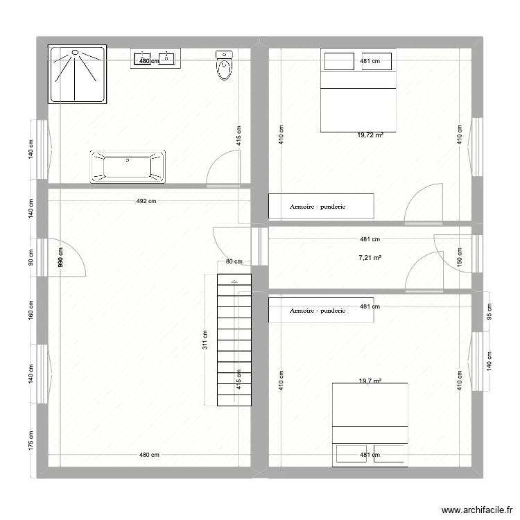 MAISON R+1. Plan de MAISON R+1. Plan de