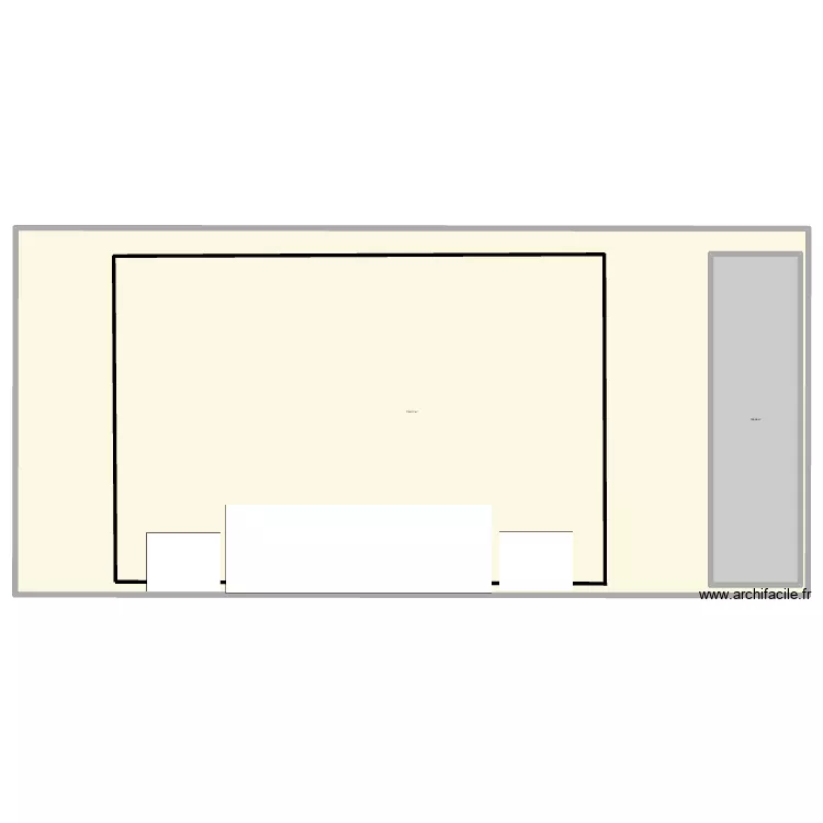 chambre. Plan de 