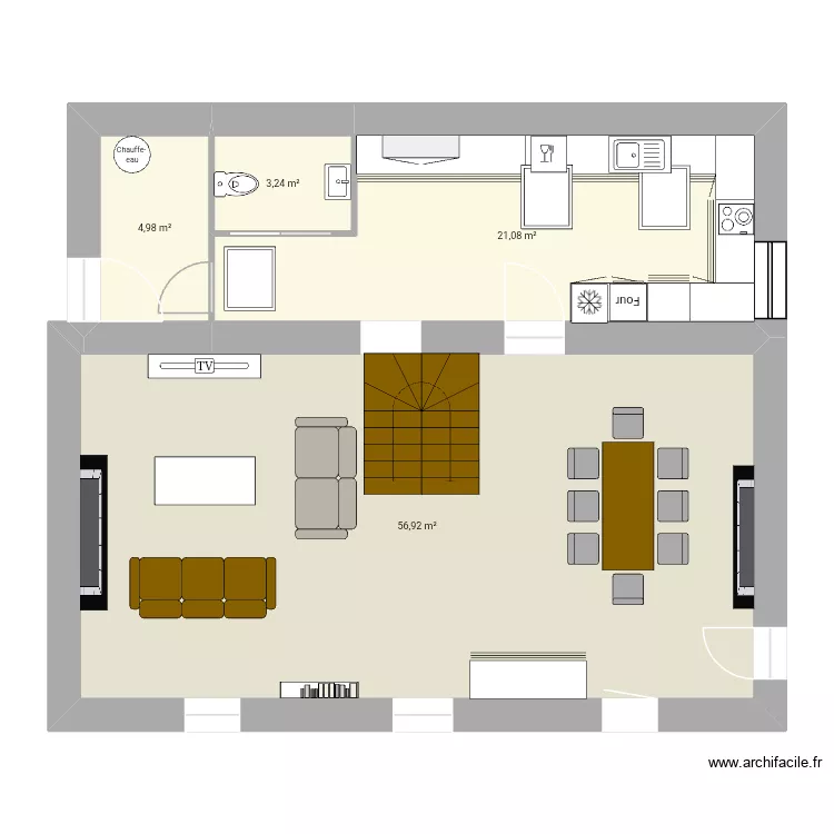 maison2. Plan de 4 et 86 m² maison2. Plan de 4 et 86 m²