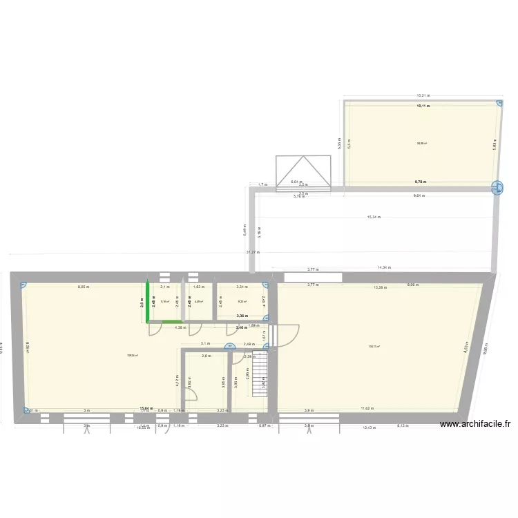 hilsenheim. Plan de 6  et 286 m²
