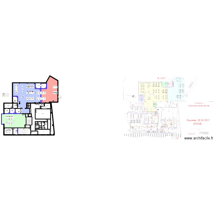 Alibi EDL. Plan de 52 pièces et 993 m2