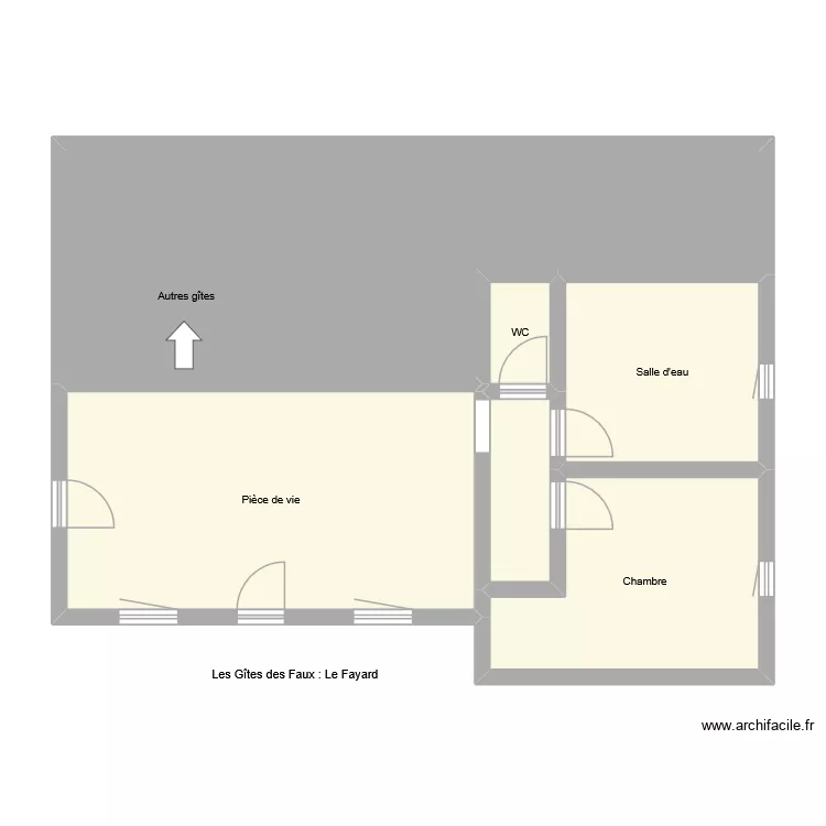 GR1395. Plan de 6  et 88 m²