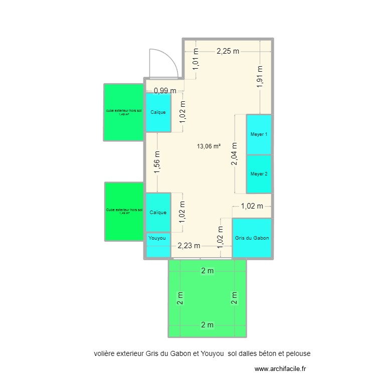 fin cabanon. Plan de 0 pièce et 0 m2