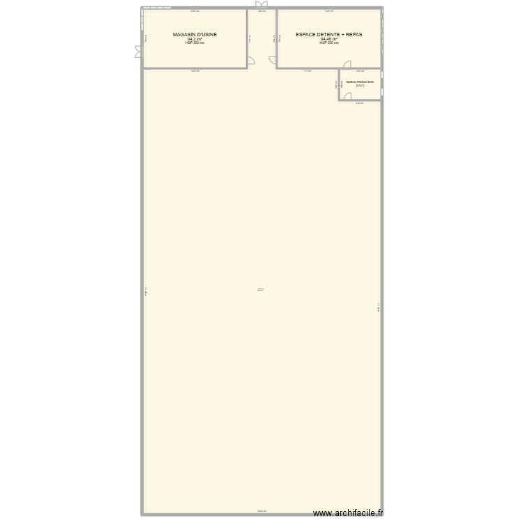 LGN FUTUR . Plan de 4 pièces et 1841 m2