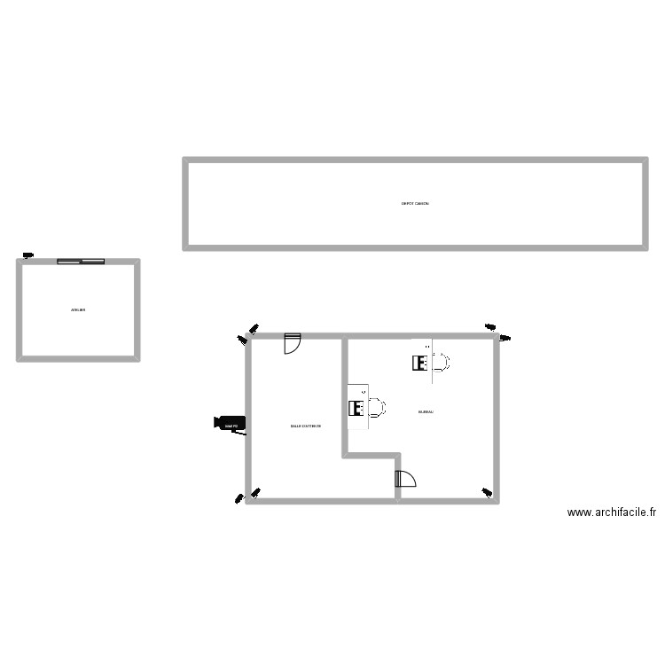 Depannage Thiel. Plan de 4 pièces et 231 m2