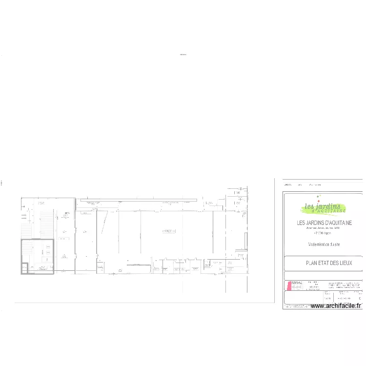 plan herbo JA. Plan de 2 Pièces et 230 m²