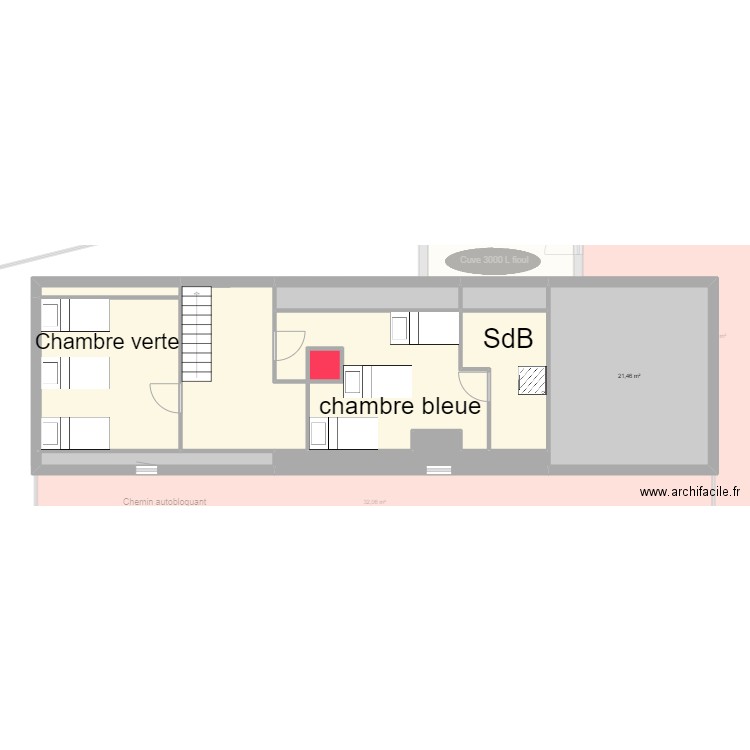 petite maison rdc. Plan de 25 pièces et 280 m2