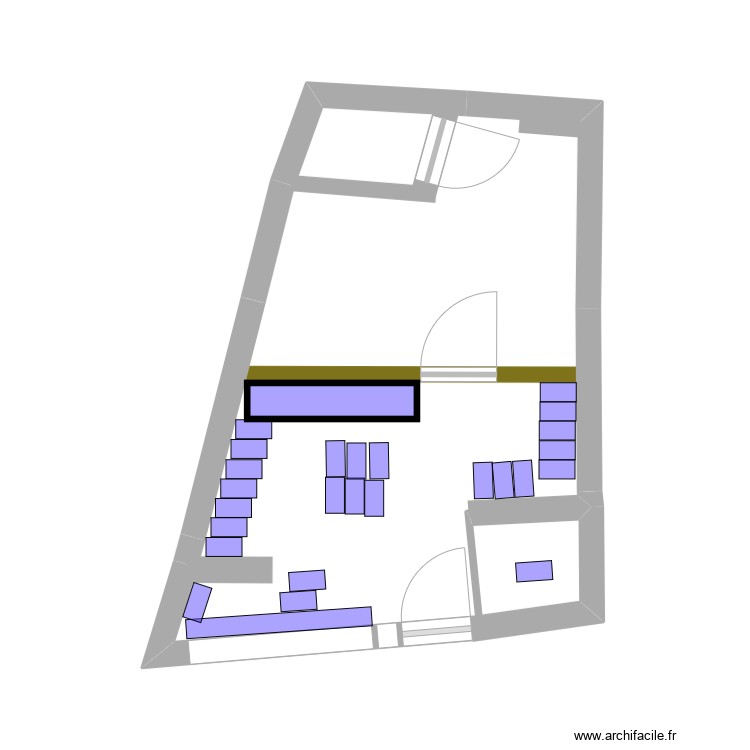 local. Plan de 0 pièce et 0 m2