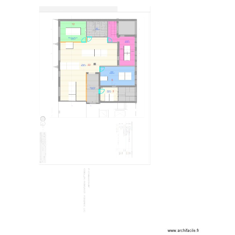 Porto_Sa_Bandeira_V3. Plan de 9 pièces et 201 m2
