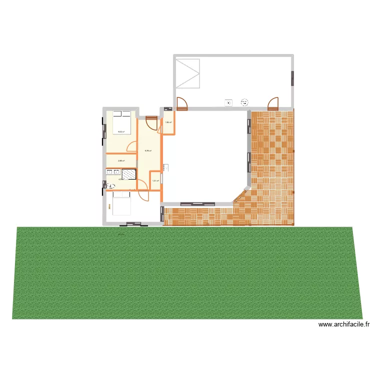 Orsue_Plan_2106*. Plan de 8  et 164 m²