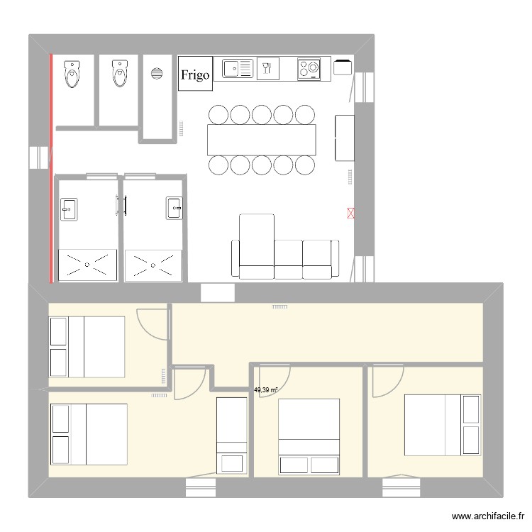 CMV Gite TEST. Plan de 0 pièce et 0 m2