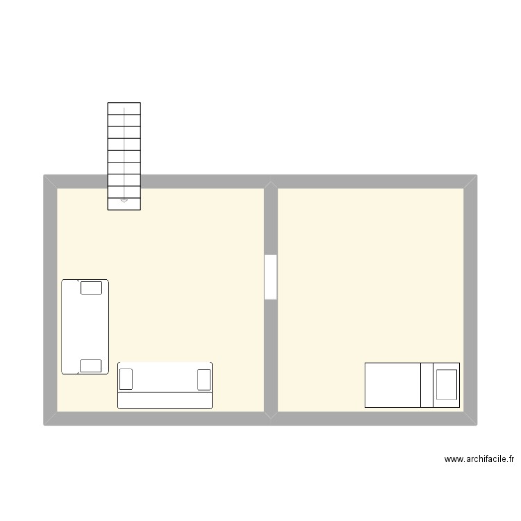 DUFAUD etage 2. Plan de 0 pièce et 0 m2