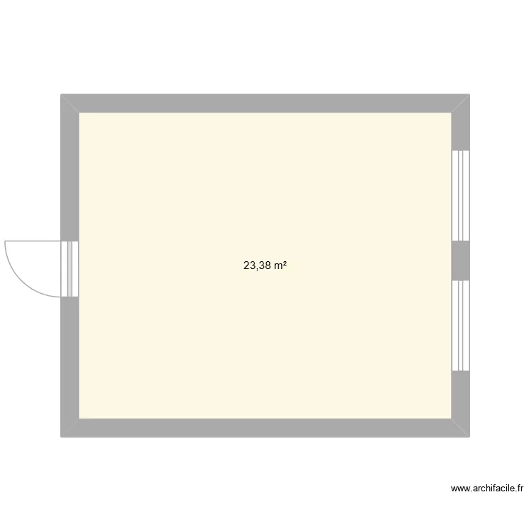 Salle innovation. Plan de 1 et 23 m² Salle innovation. Plan de 1 et 23 m²