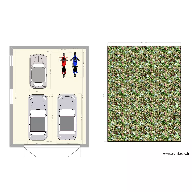 Garage. Plan de Garage. Plan de
