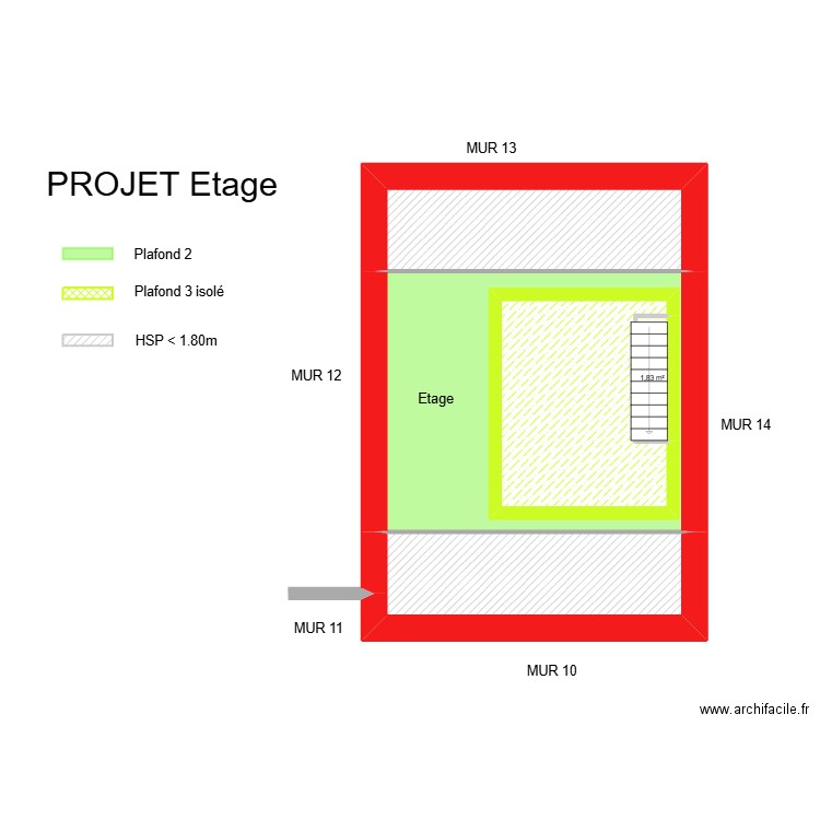 BARBOT_Projet. Plan de 10 pièces et 182 m2