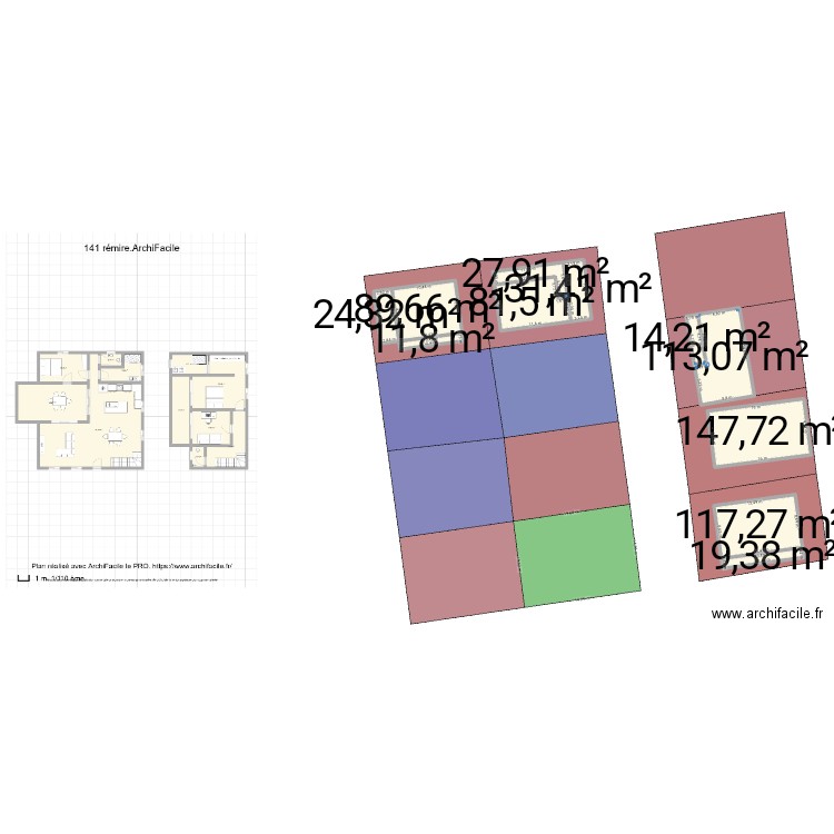 maison de ludo. Plan de 11 pièces et 678 m2