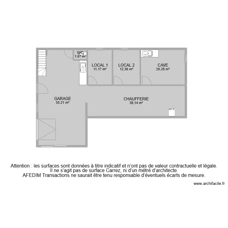 BI 33005. Plan de 26  et 511 m²