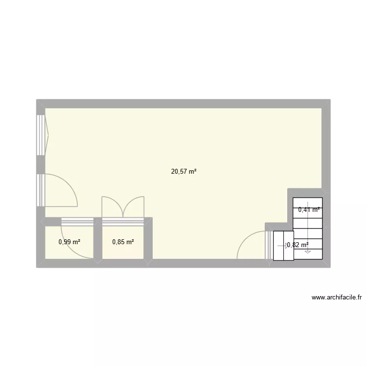 DELAHAYE - LE PETIT QUEVILLY. Plan de 11  et 80 m²