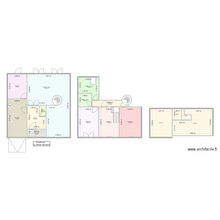 CHOUCHHOUSE_PC_Four. Plan de 16 pièces et 160 m2