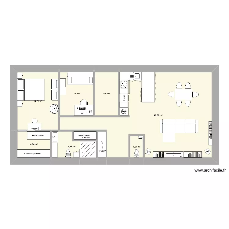 lot17janv26. Plan de 9  et 85 m²