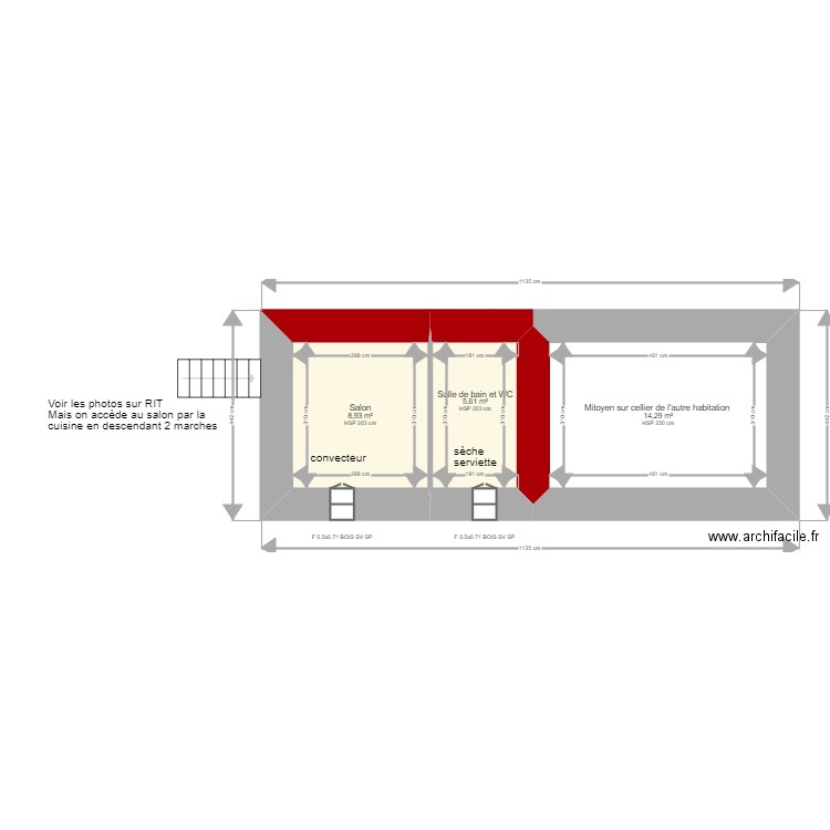 Brissac - ML24002415. Plan de 7 pièces et 122 m2