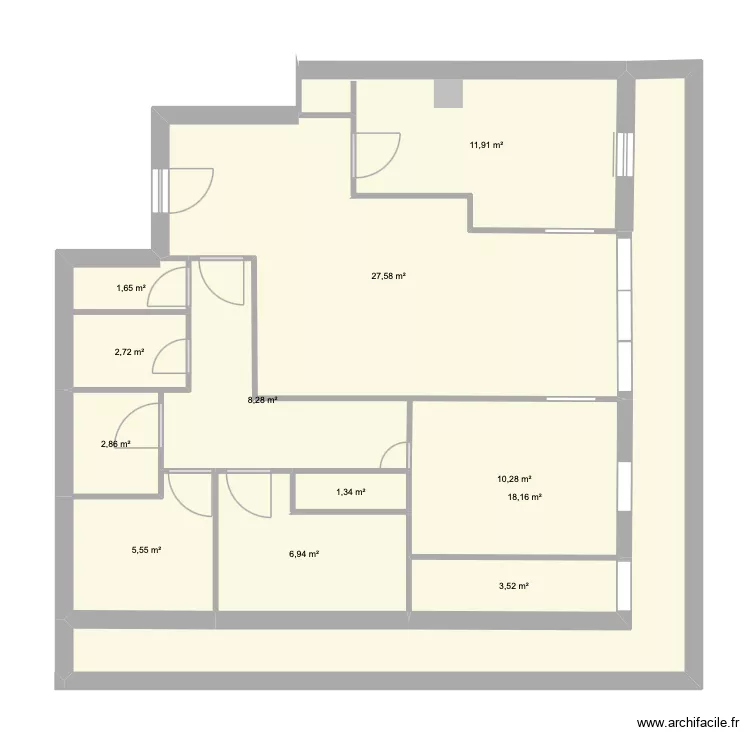 appartement maisons laffitte. Plan de 12  et 101 m²