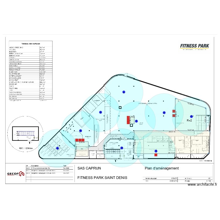 FP ST DENIS AVEC R+2  27 11 2025. Plan de 4 pièces et 426 m2