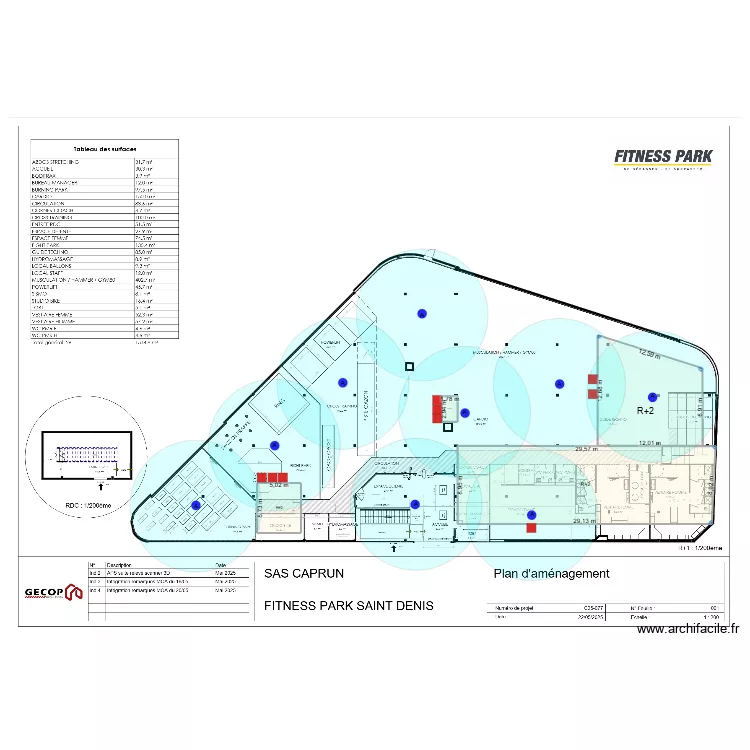 FP ST DENIS AVEC R+2  27 11 2025. Plan de 
