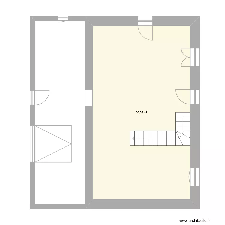 neo. Plan de 1  et 51 m²