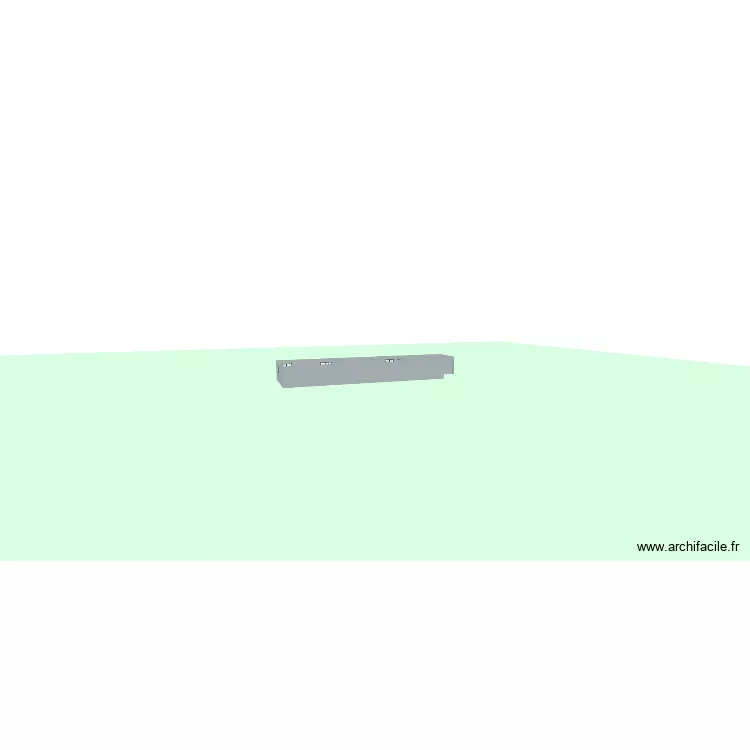 Plan studio 1. Plan de 2  et 48 m²