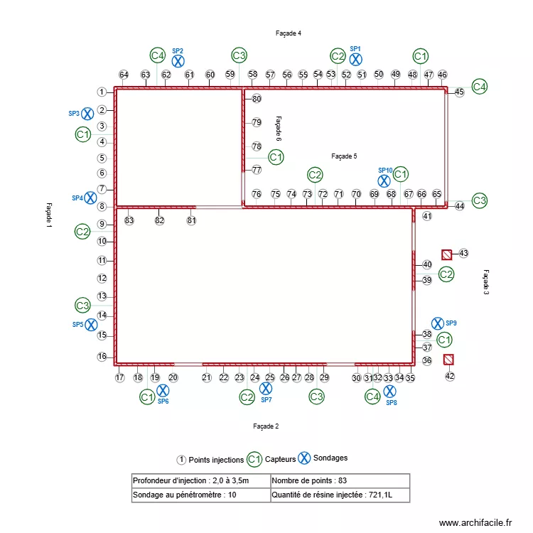 Du bois de Maquill&eacute;. Plan de 