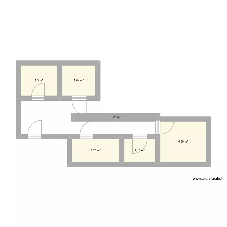 MAISON. Plan de 6 et 18 m² MAISON. Plan de 6 et 18 m²