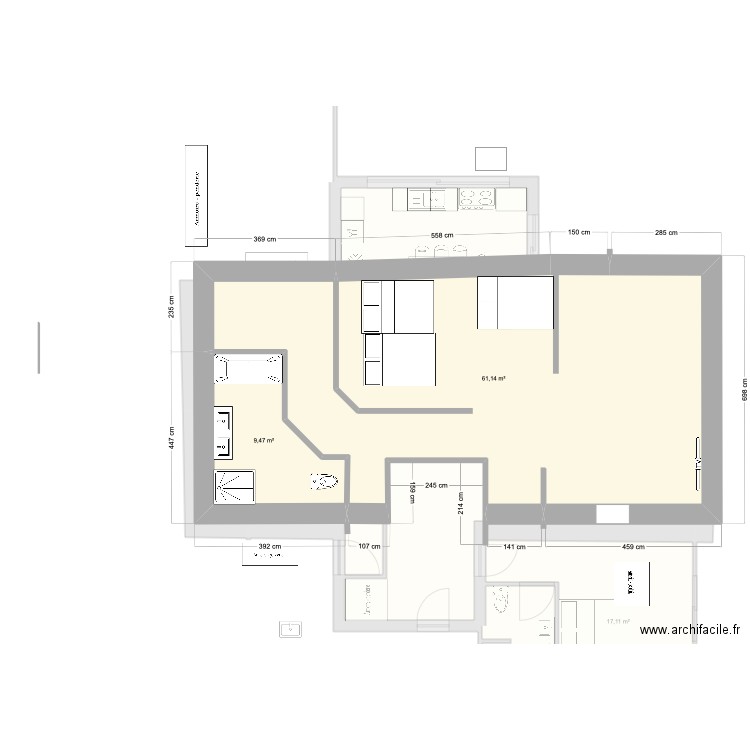 haut spécial enfant. Plan de 21 pièces et 544 m2