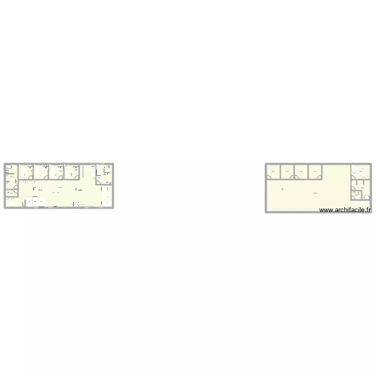 cabinet AIffres. Plan de 12  et 377 m²