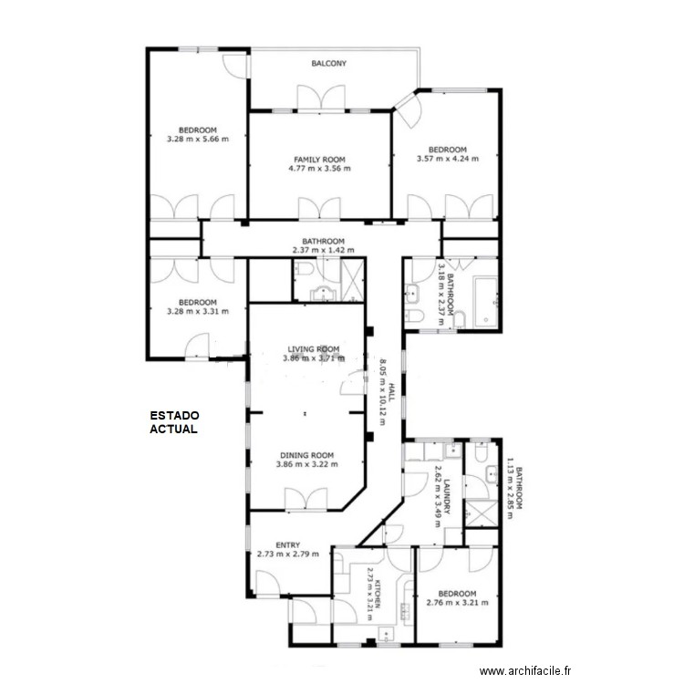 Zorita. Plan de 0 pièce et 0 m2