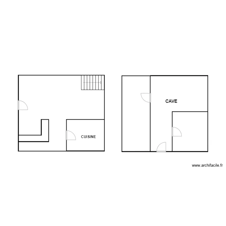 MSR. Plan de 6 Pièces et 38 m²