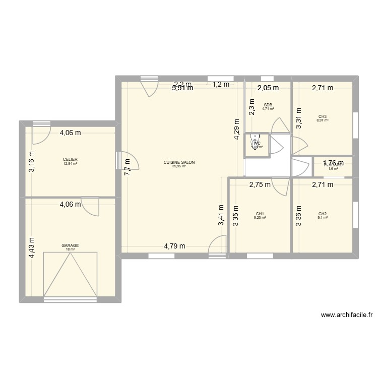 NASSIM ILANA. Plan de 0 pièce et 0 m2